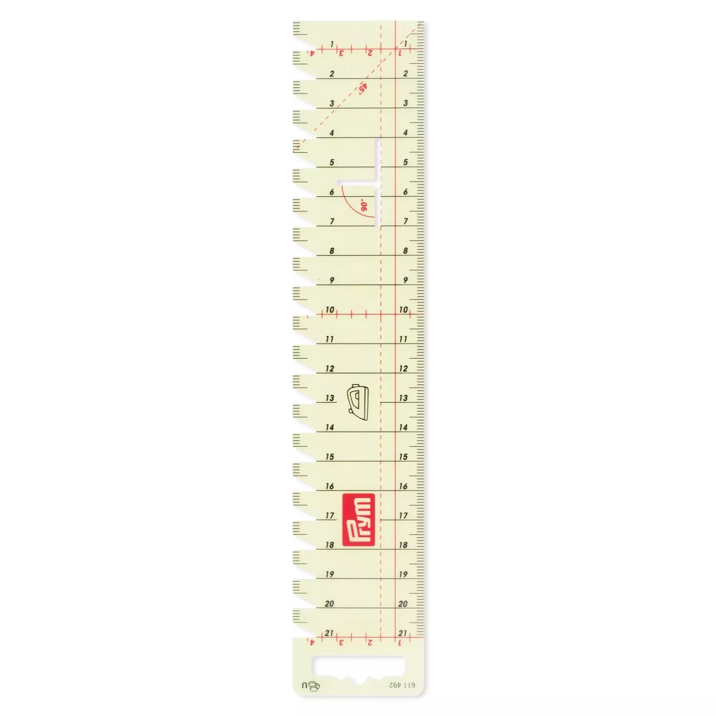 Prym Bügelhandmaß transparent Art. Nr. 611 492