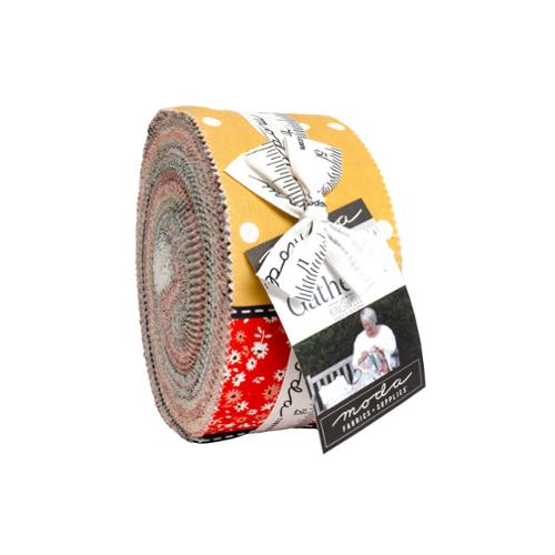 Jelly Roll "Gathered Lollies" von Jen Kingwell für Moda fabrics 40 Streifen a 2,5 Inch Breite