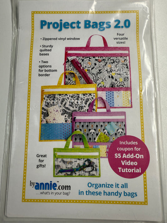 Project Bags 2.0 Anleitung Nähen Tasche ByAnnie Patterns By Annie Kosmetik