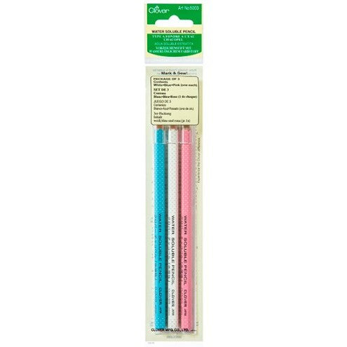 Clover Vorzeichenstift blau rosa weiß mit Wasser zu entfernen