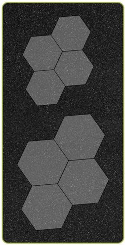 Accuquilt Stanzform English Paper Piecing Hexagon - 1 inch (2,5cm) fertige Kantenlänge