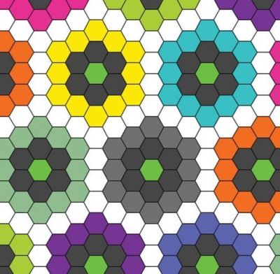 Accuquilt Stanzform English Paper Piecing Hexagon - 1 inch (2,5cm) fertige Kantenlänge