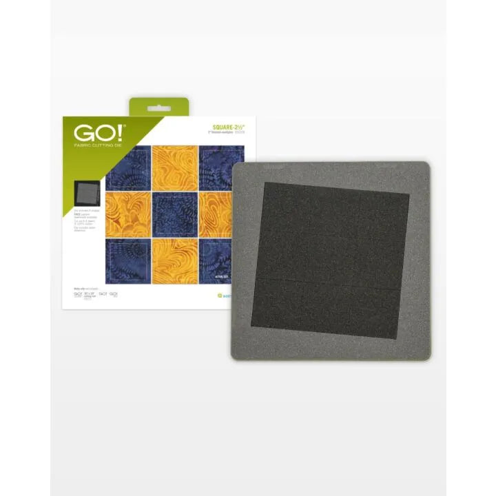 Accuquilt Stanzform Square 2,5 inch Quadrat (ca. 5,08 cm) Art. Nr. 55059