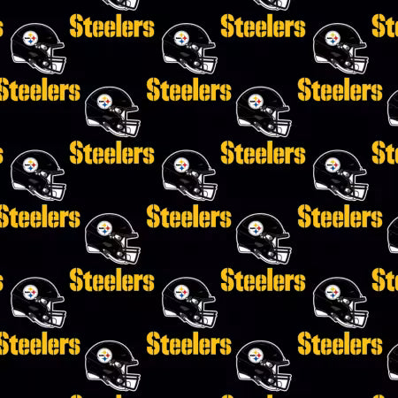 Pittsburgh Steelers Motivstoffe - Original NFL Lizenzstoff - Meterware 2 verschiedene Designs