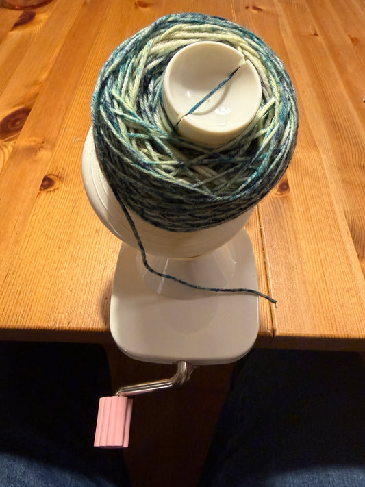 Einfacher Wollwickler Rosa Neu Klemme Tischhalterung Kunststoff