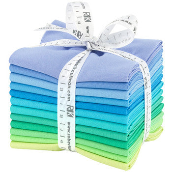 Fat Quarter Paket "Mermaid" Kona Cotton-12 teilig Robert Kaufmann