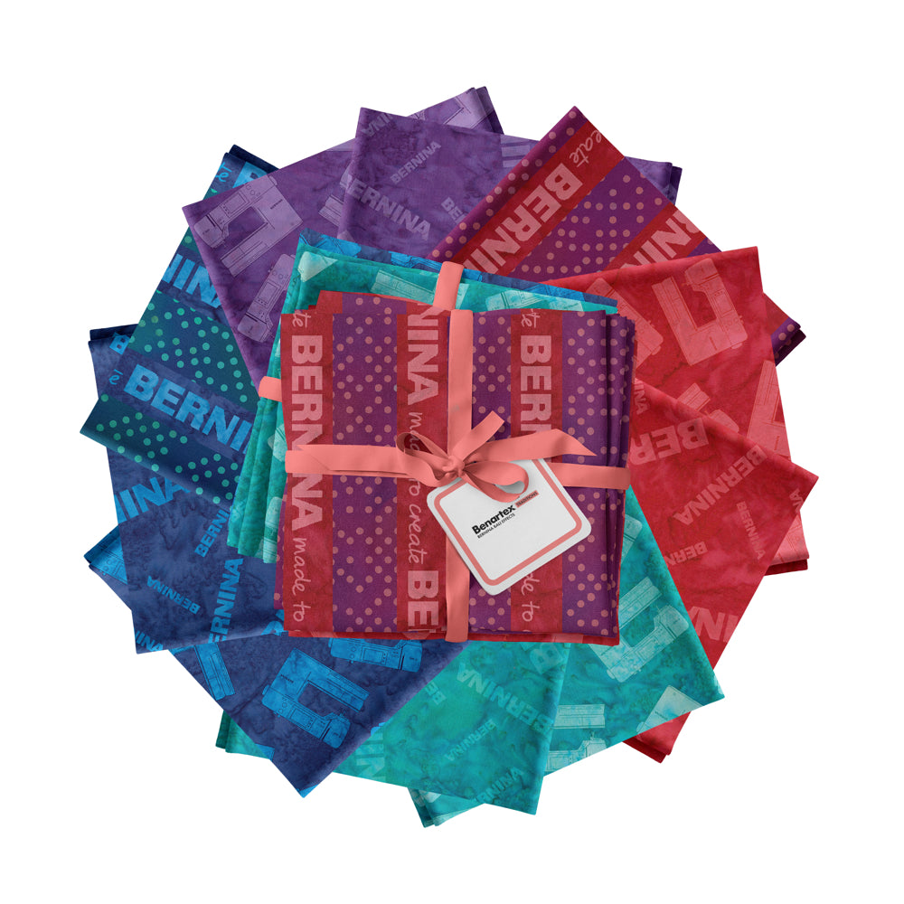 BERNINA Bali Effects - Benartex - Fat Quarter Paket 10-teilig