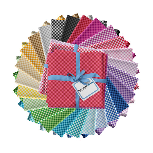 Sweet Gingham - Benartex - Fat Quarter Paket 25-teilig