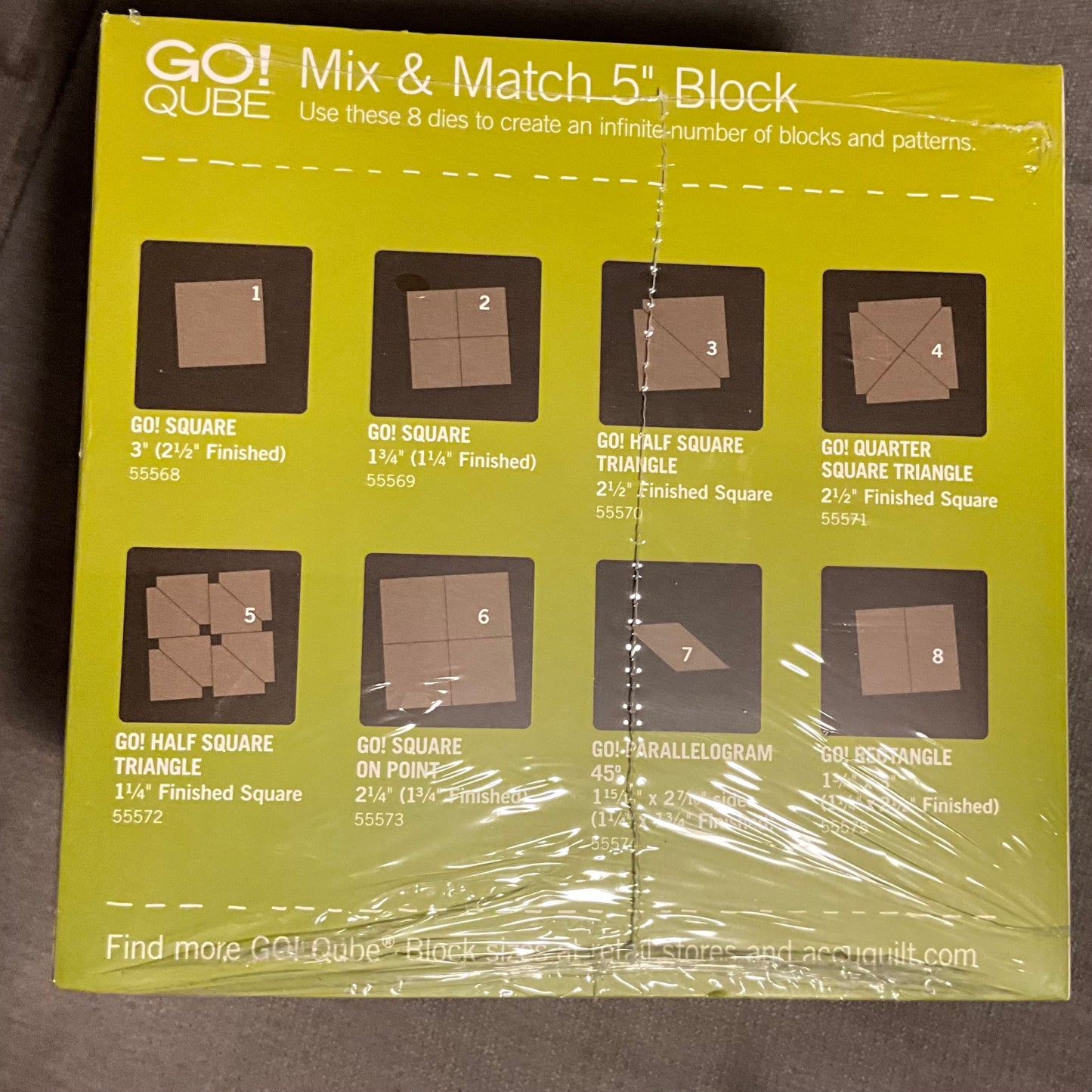 AccuQuilt Mix & Match 5 Inch Block Set