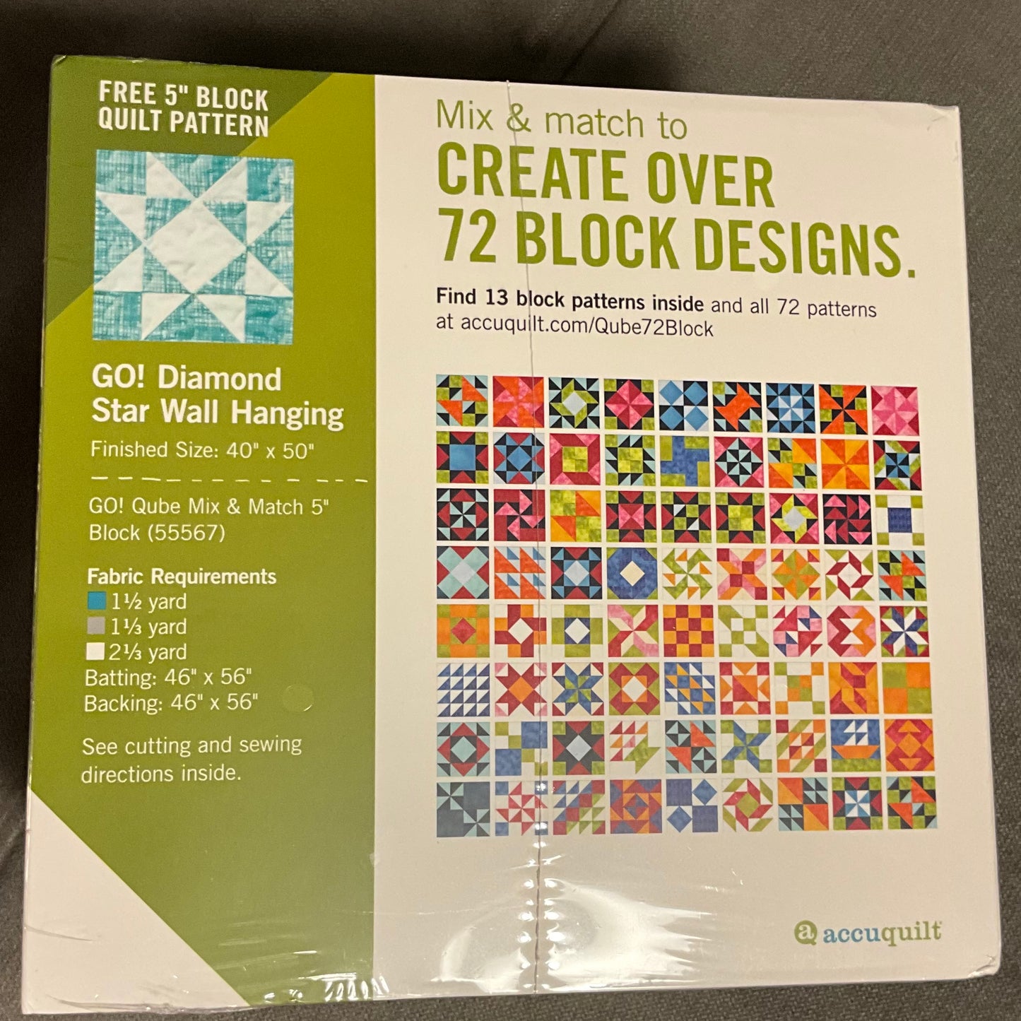 AccuQuilt Mix & Match 5 Inch Block Set