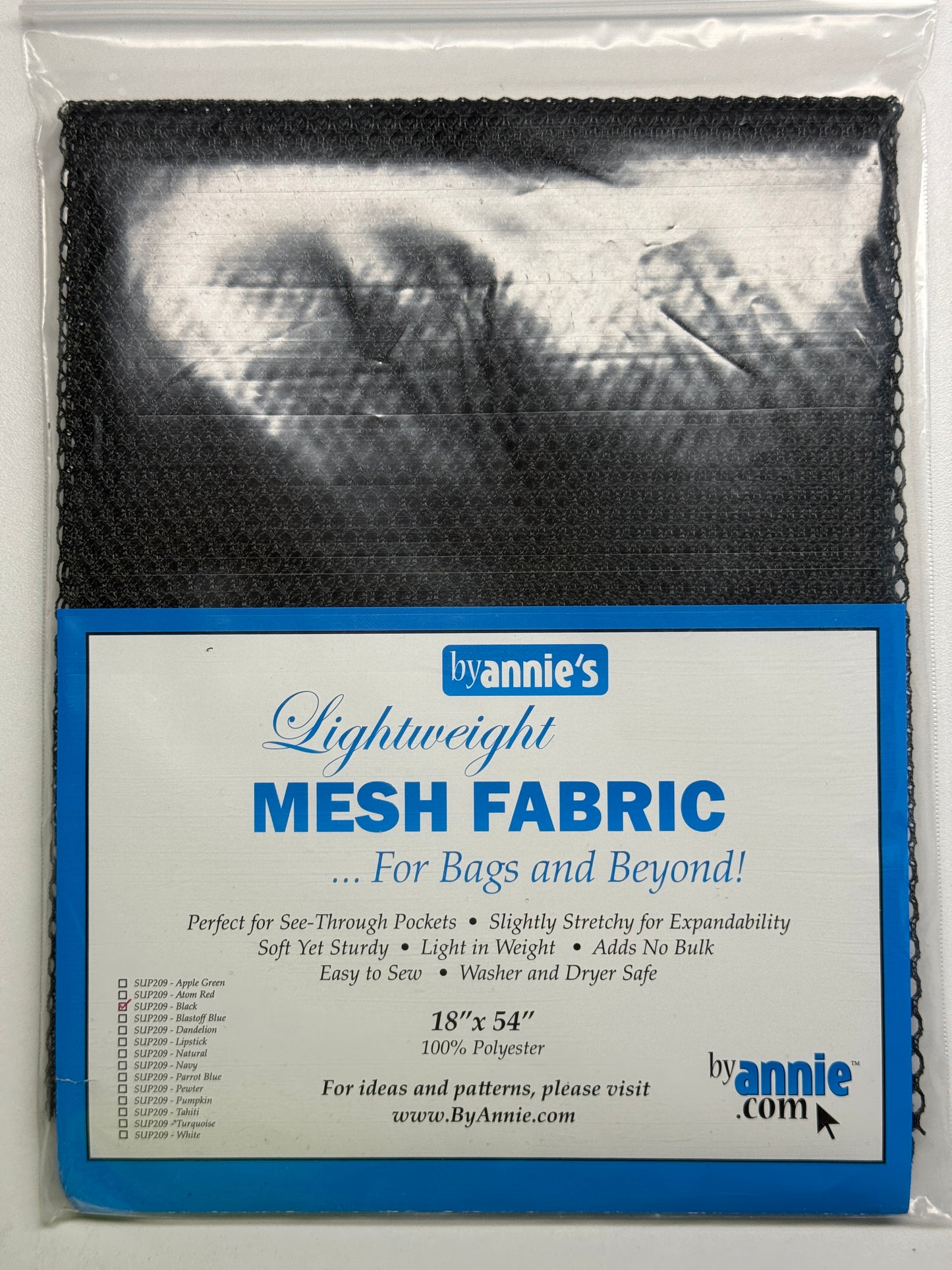Mesh Fabric by annie verschiedene Farben Gewebe Taschen dehnbar 45,7x137 cm