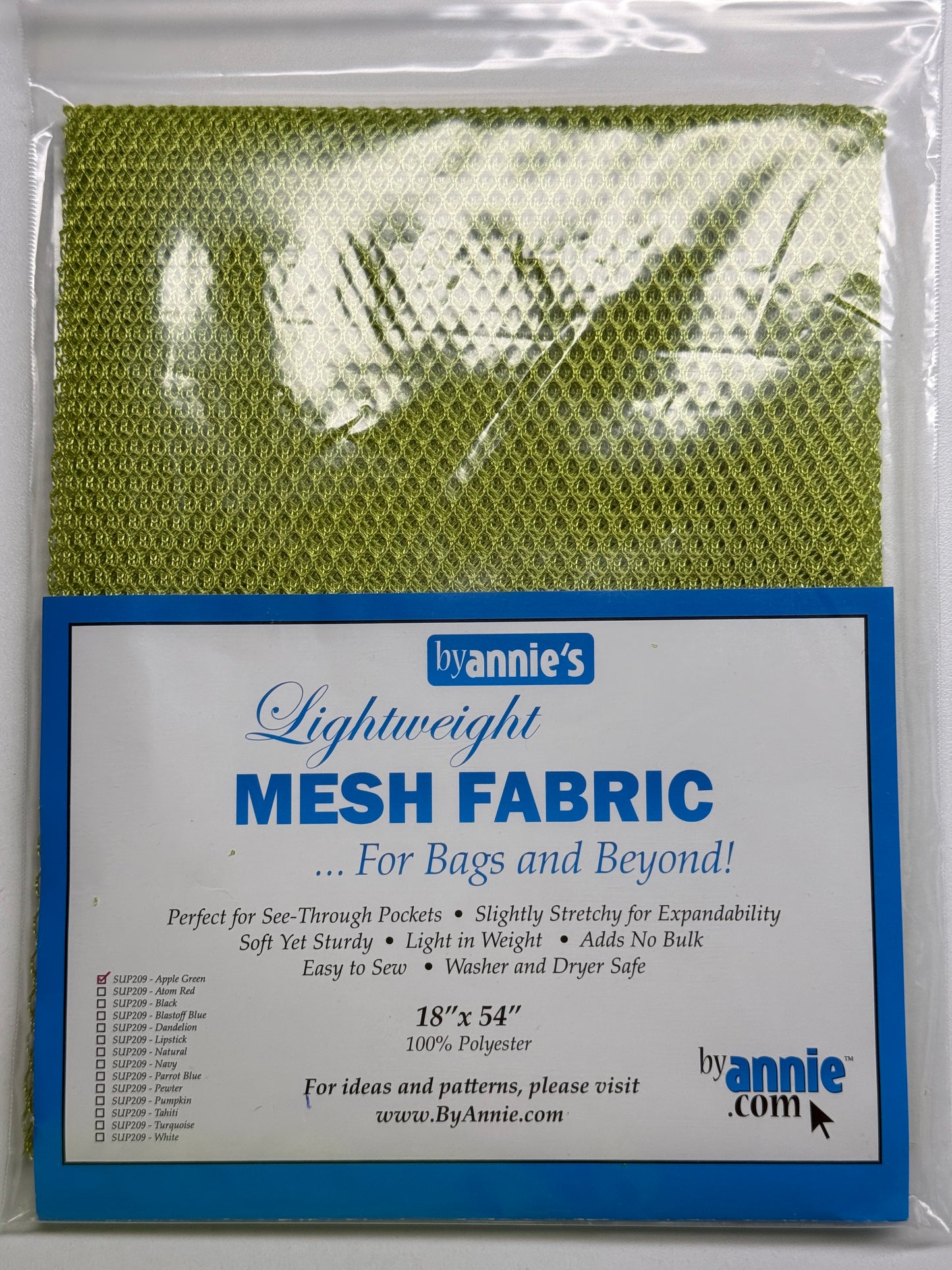 Mesh Fabric by annie verschiedene Farben Gewebe Taschen dehnbar 45,7x137 cm