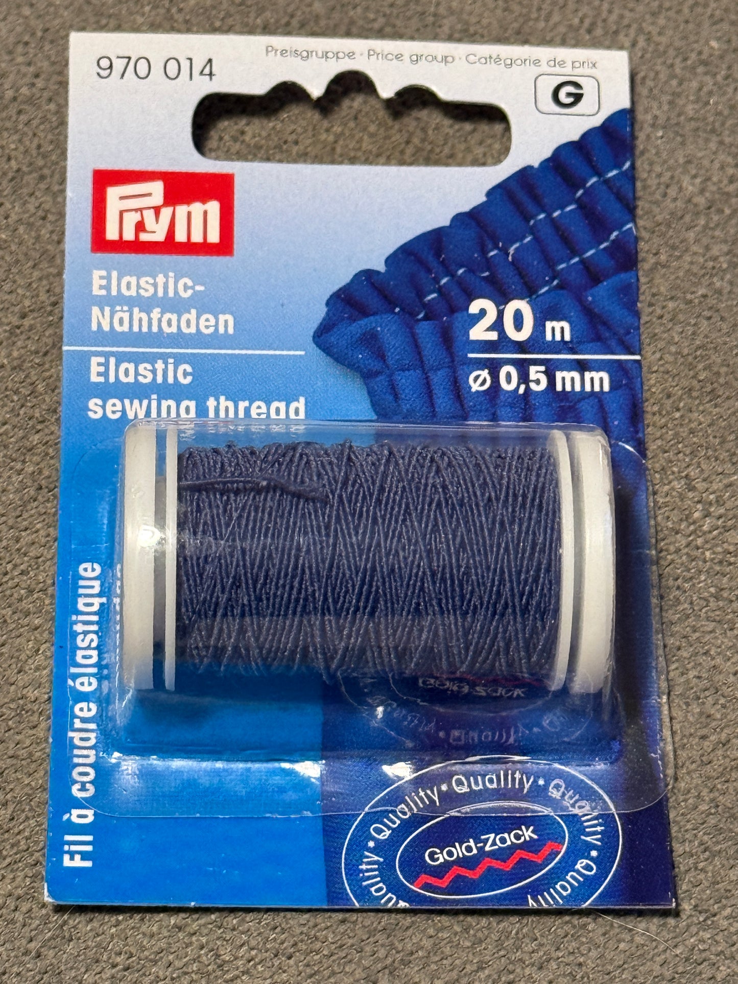 Prym Elastic-Nähfaden z.B. zum Smoken von Stoff - viele verschiedene Farben