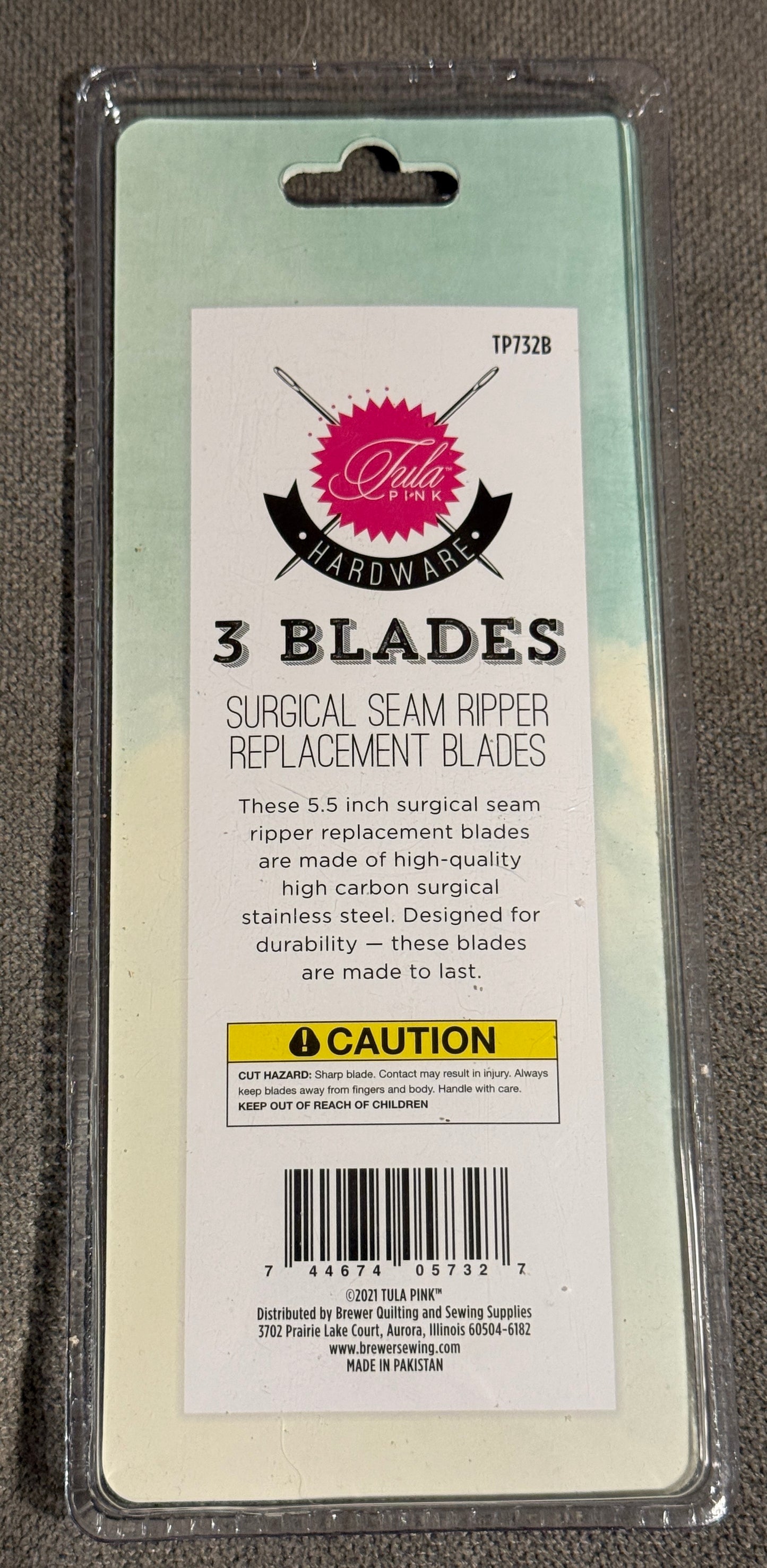 Ersatzklingen Tula Pink Nahttrenner 3 Stück pro Packung
