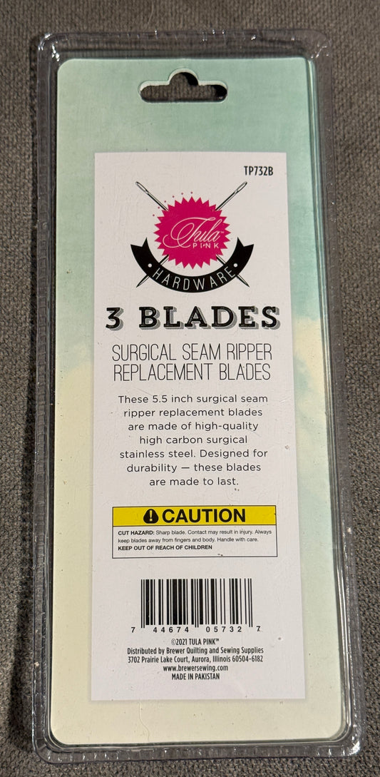 Ersatzklingen Tula Pink Nahttrenner 3 Stück pro Packung