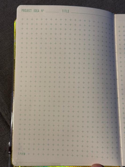 Notizbuch Quilters Project Journal Tula Pink 5,5 x8,5 Inch (ca. 14 x 22 cm) Glitter