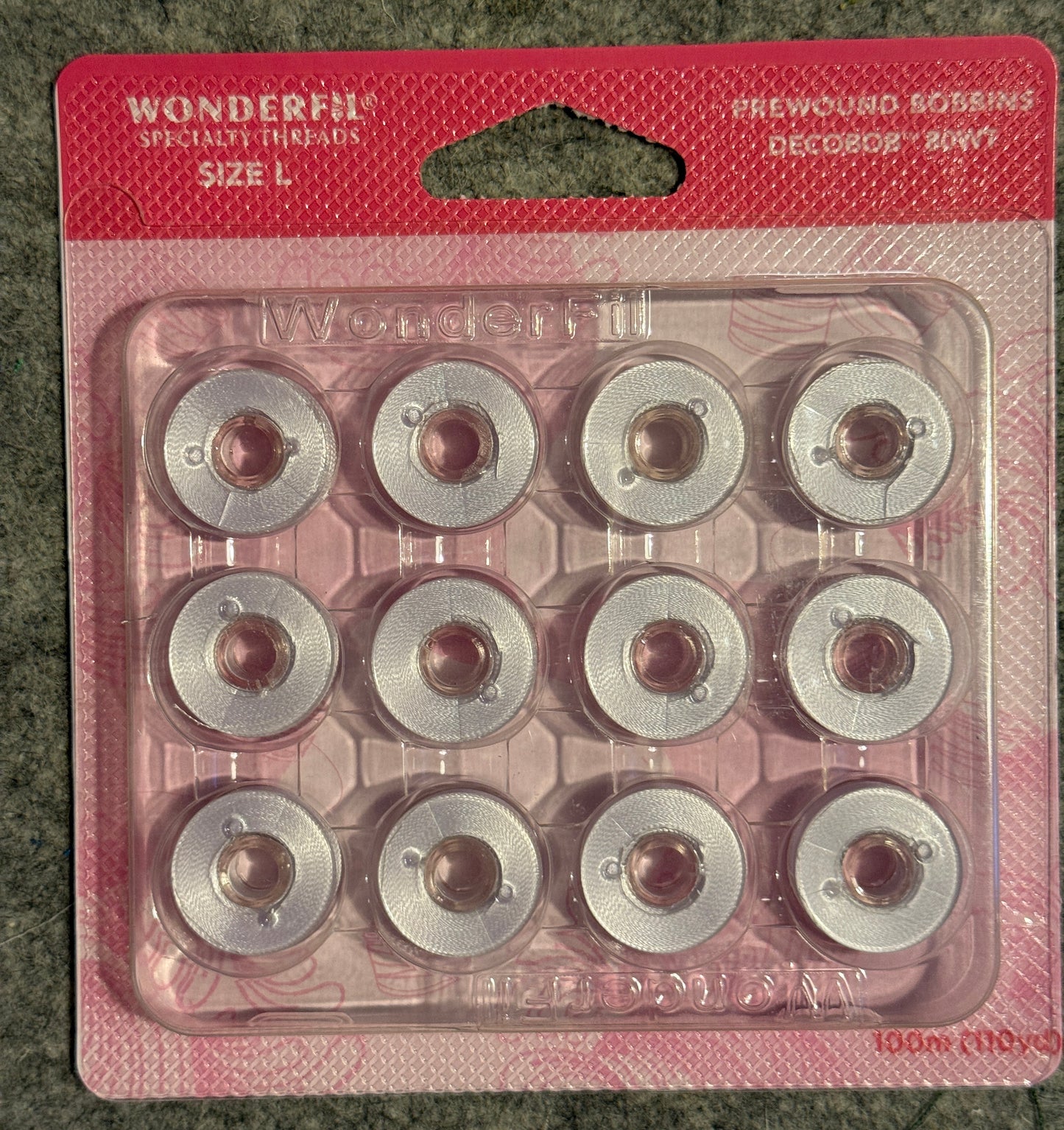 Bob Sled Spulenhalter EPP Wonderfil Decobob mobil Platz für 13 Spulen leer