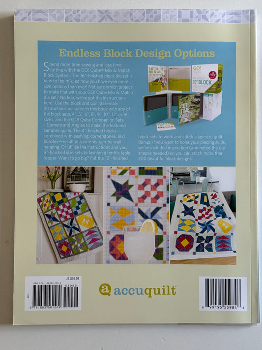 AccuQuilt Anleitung Mix & Match Block System 216 Designs für alle Blockgrößen