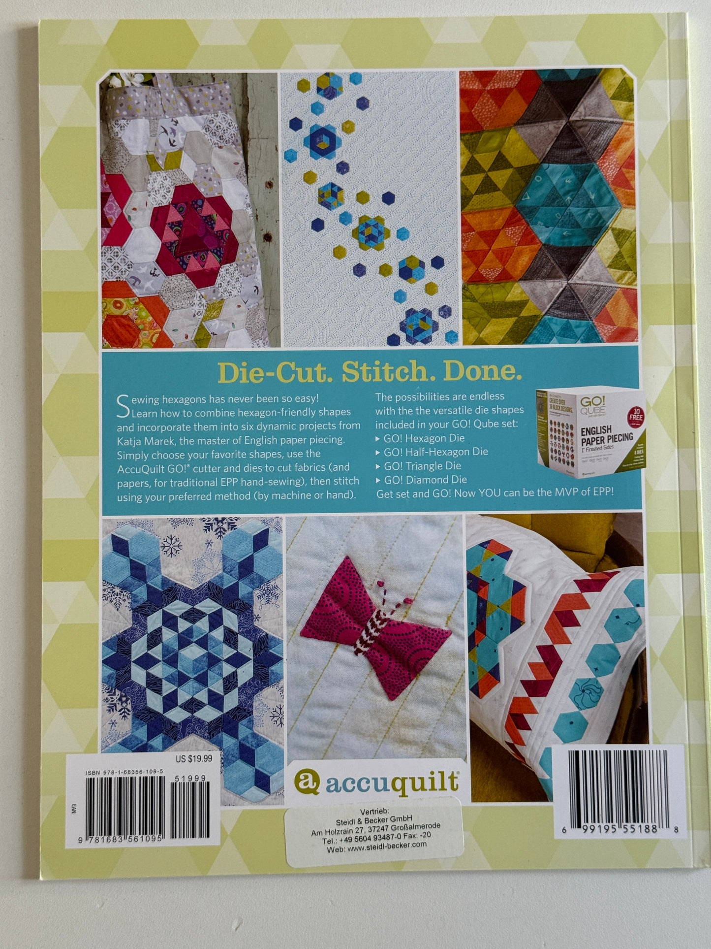 AccuQuilt Anleitung Heft English Paper Piercing Made Easy - Neu - 48 Seiten