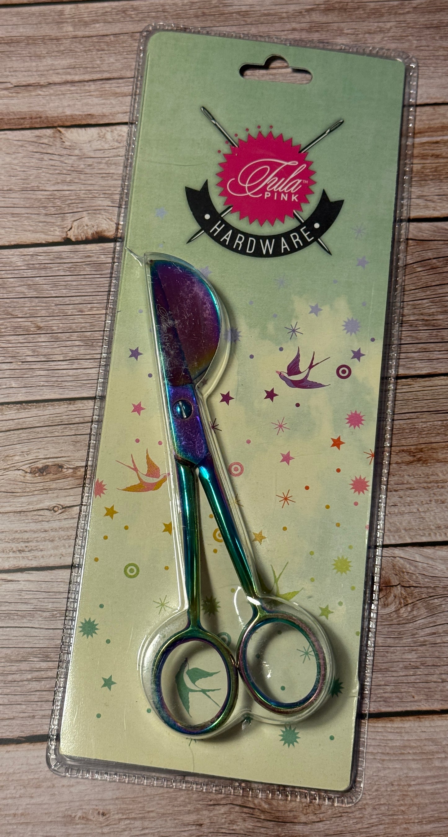 Tula Pink Hardware Applikationsschere 6 Inch (ca. 15cm) Regenbogenfarben