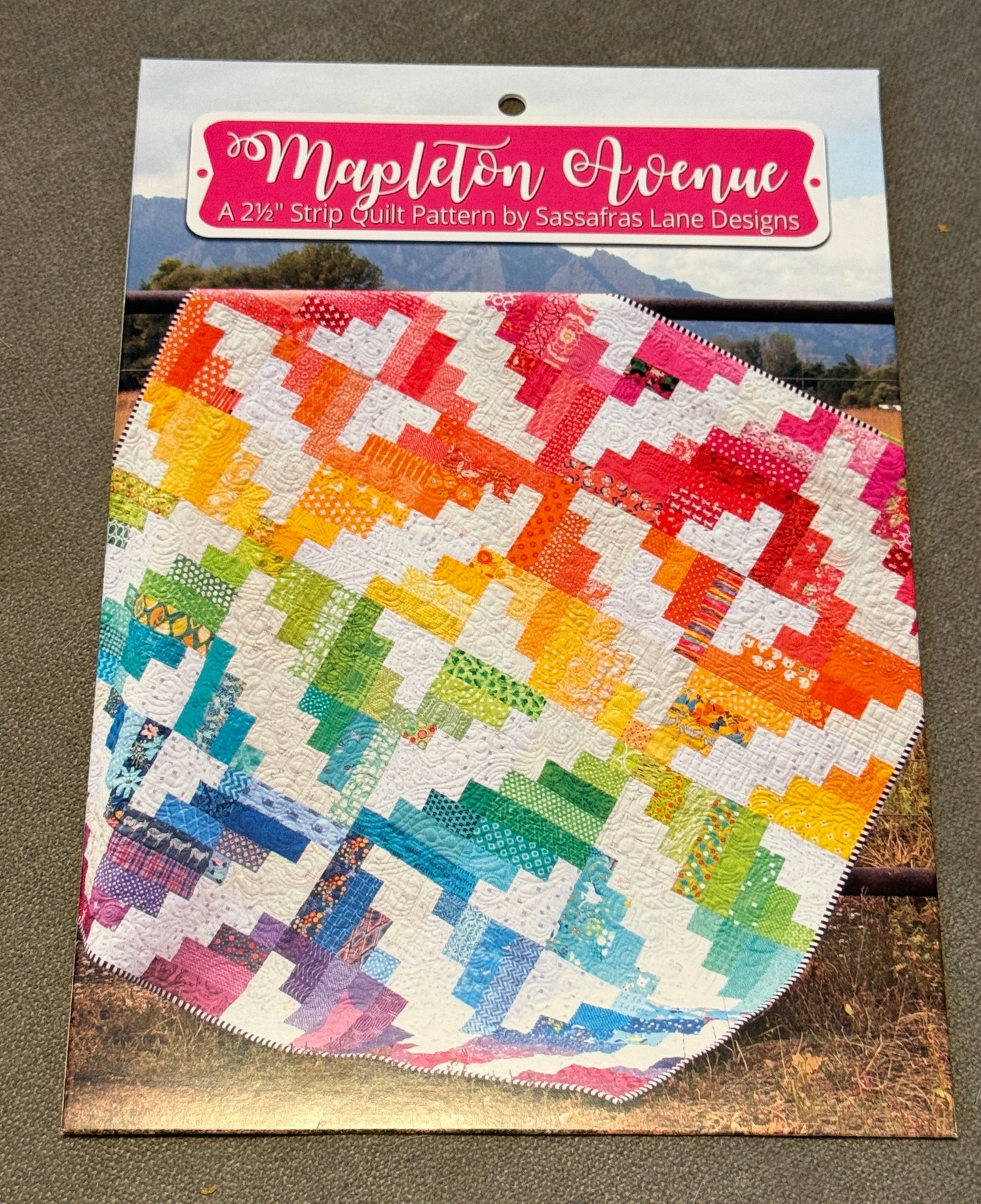 Quilt Kit "Mapleton Avenue" von Sassafras Lane Design, komplett mit Brighton Stoff und Anleitung