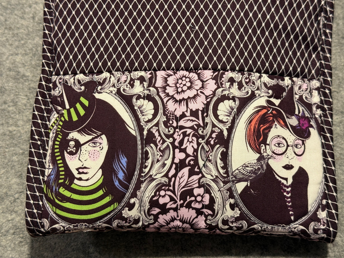 Applique to Go - by Annie - Tasche ideal zum Transport von Nähgarn und Nadeln EPP Applique