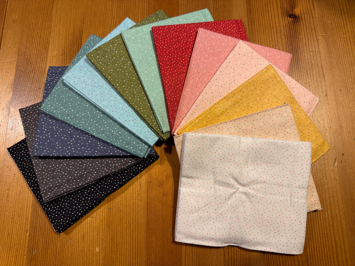 Fat Quarter Paket "Country Confetti" von Poppy Cotton-13 teilig