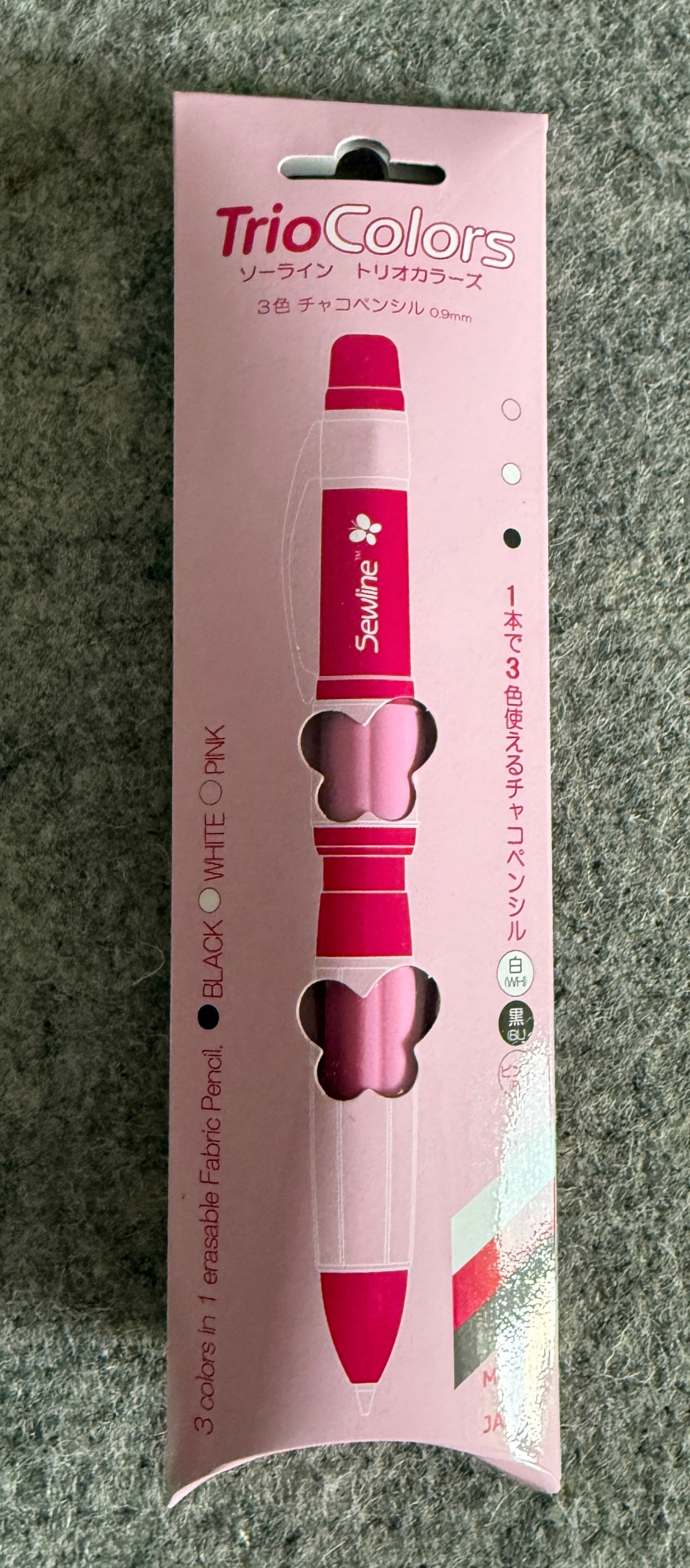 Sewline TrioColors - Markierstift - Keramikminen - 3 Farben in einem Stift