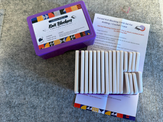 Blocker Pins - Kammnadeln 20 Stück, weiß