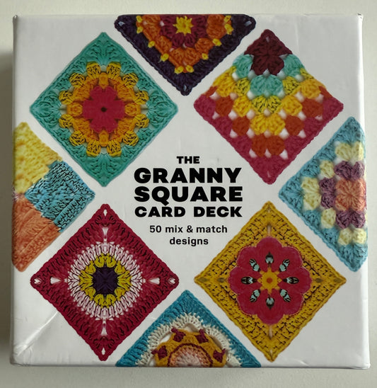 Granny Square Card Deck 50 Mix & Match Designs Häkeln Karten Muster Anleitung