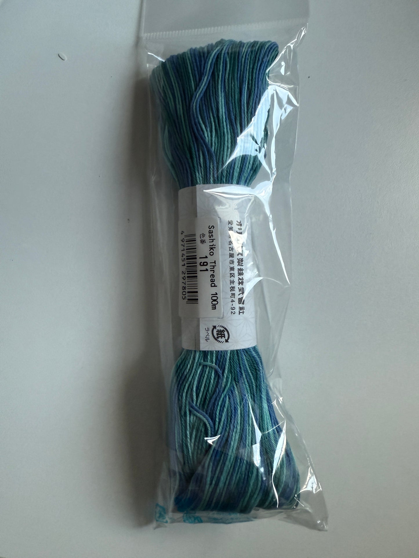 Original Sashiko Garn unifarben Japan 100m Olympus Thread verschiedene Farben