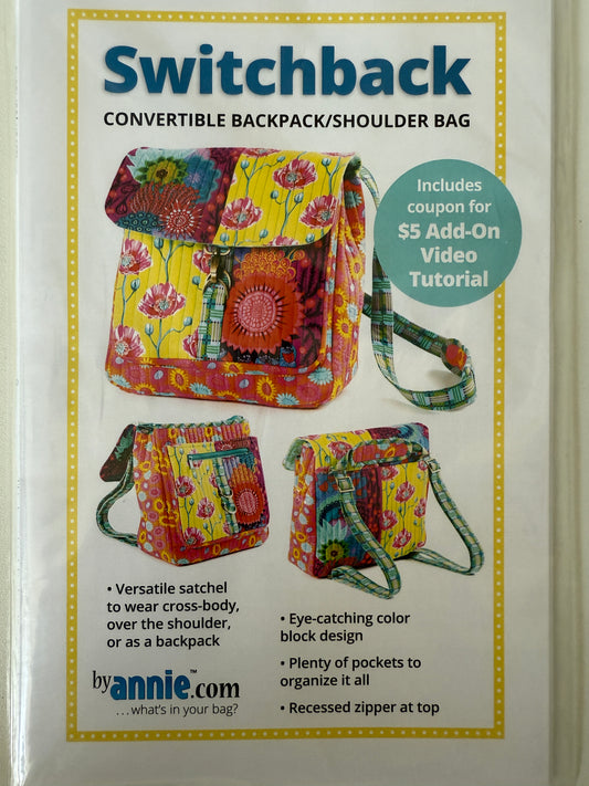 Switchback Anleitung Nähen Tasche ByAnnie Patterns By Annie Organizer