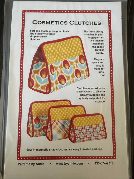Cosmetics Clutches Anleitung Nähen Tasche ByAnnie Patterns By Annie Kosmetik