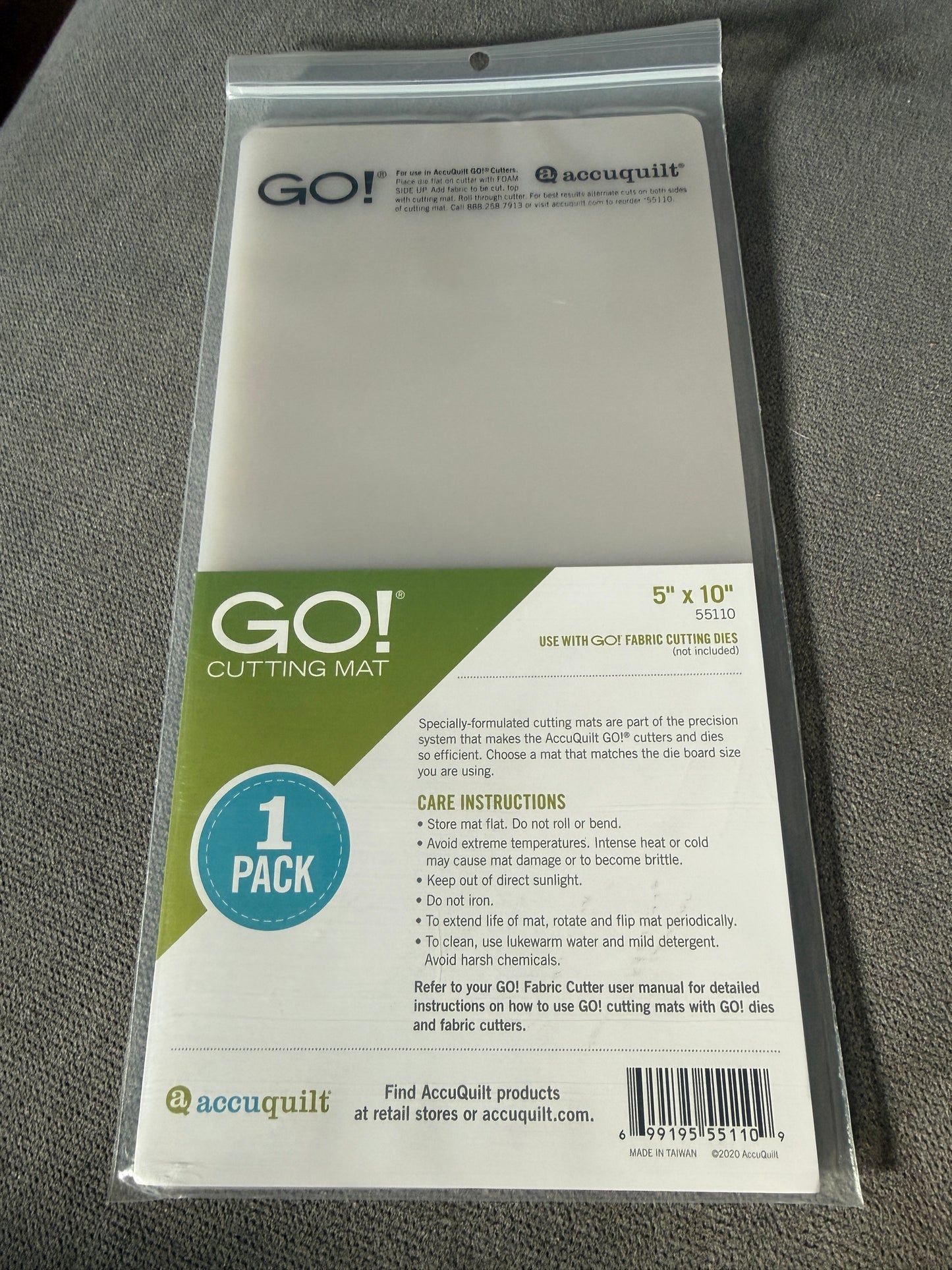 Accuquilt Cutting Mat 5 x 10 inch Schneidematte