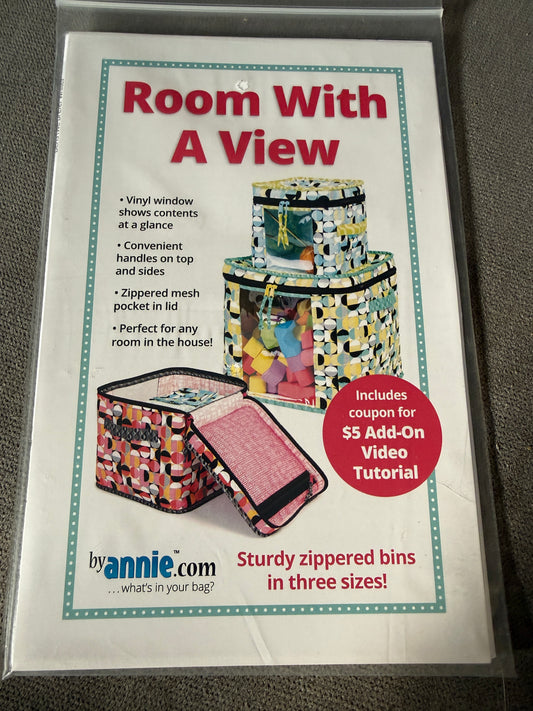 "Room With A View" Anleitung Nähen Tasche ByAnnie Patterns By Annie Organizer