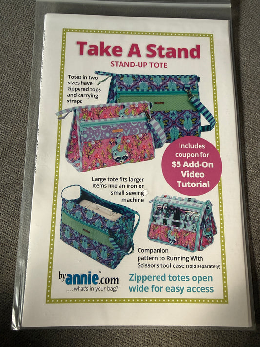 Take A Stand Anleitung Nähen Tasche ByAnnie Patterns By Annie Kosmetik
