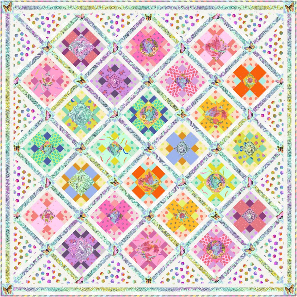 Legendary Quilt Kit Komplettes Stoffpaket für den Kollektionsquilt von Tula Pink zur Serie