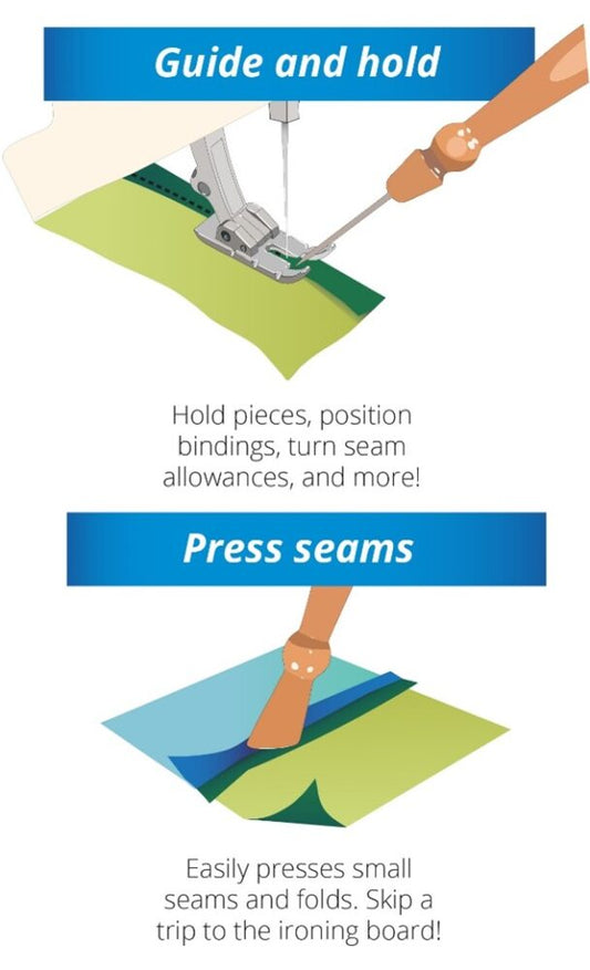 by Annie´s Stiletto & Pressing Tool Präzision beim Nähen byannie Holz Spitz