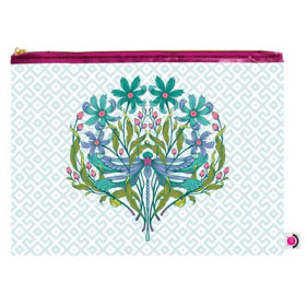 Tula Pink Dragon your Feet Projekttasche Medium 10x14 Inch 35x25 cm