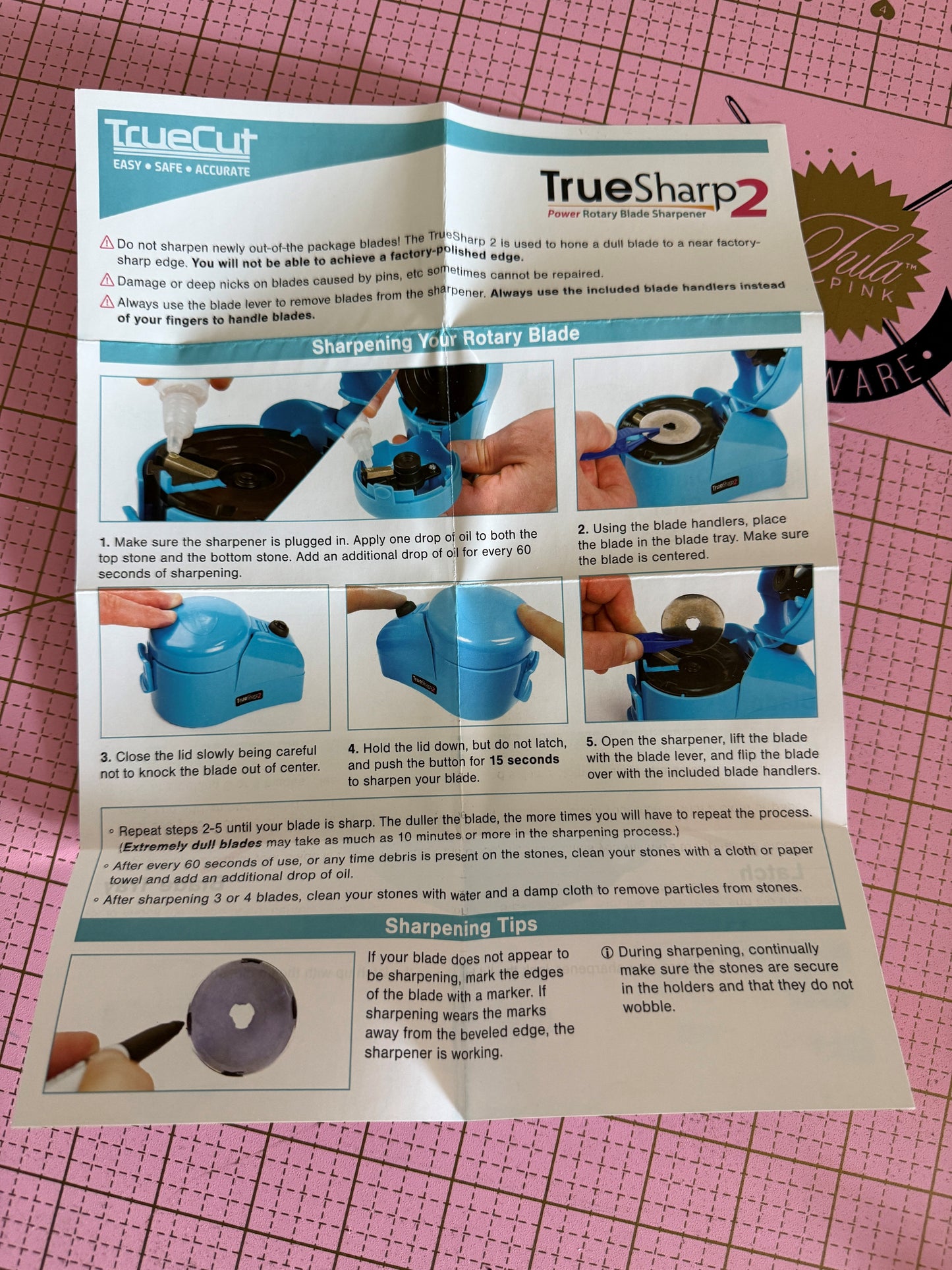 elektrischer Rollklingen Schärfer von TrueCut