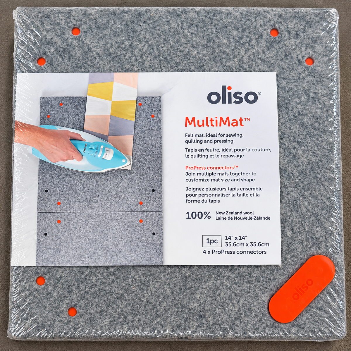 Oliso MultiMat – Bügel- und Pressmatte aus 100 % neuseeländischer Wolle