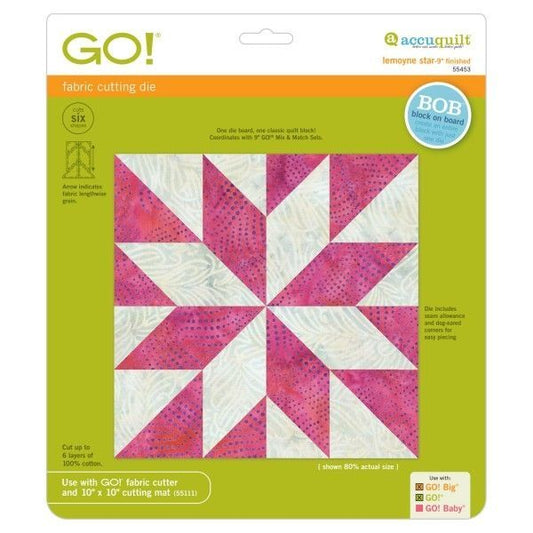 Accuquilt Schablone Stanzform LeMoyne Star Patchwork