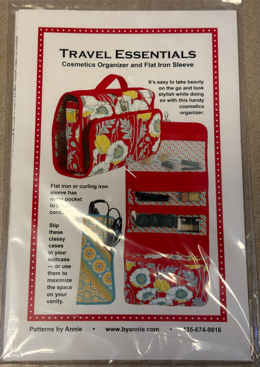 Travel Essentials Anleitung Nähen Tasche ByAnnie Patterns By Annie Organizer