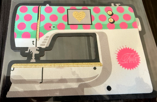 Applikation Tula Pink Nähmaschine Neu ca. 14x10 cm groß Aufbügelbar