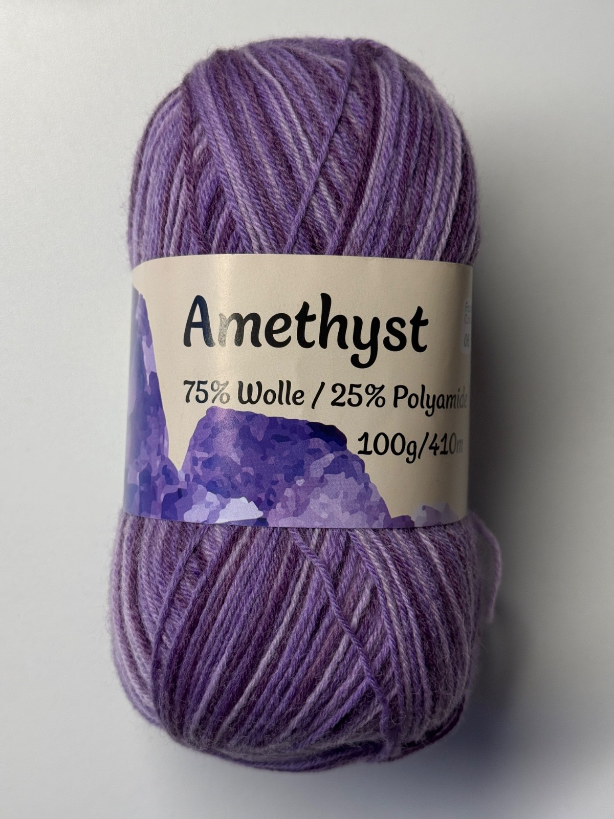 Sockenwolle verschiedene Farben, 410 Meter 100 Gramm 75%Wolle 25% Polyamide