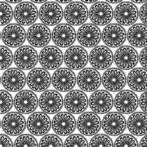 "Night & Day" Patchworkstoff - schwarz/weiß - Baumwolle - verschiedene Designs