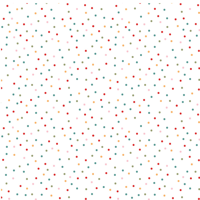 "Country Confetti" Patchworkstoff - bunte Sprenkel - Baumwolle - verschiedene Farben