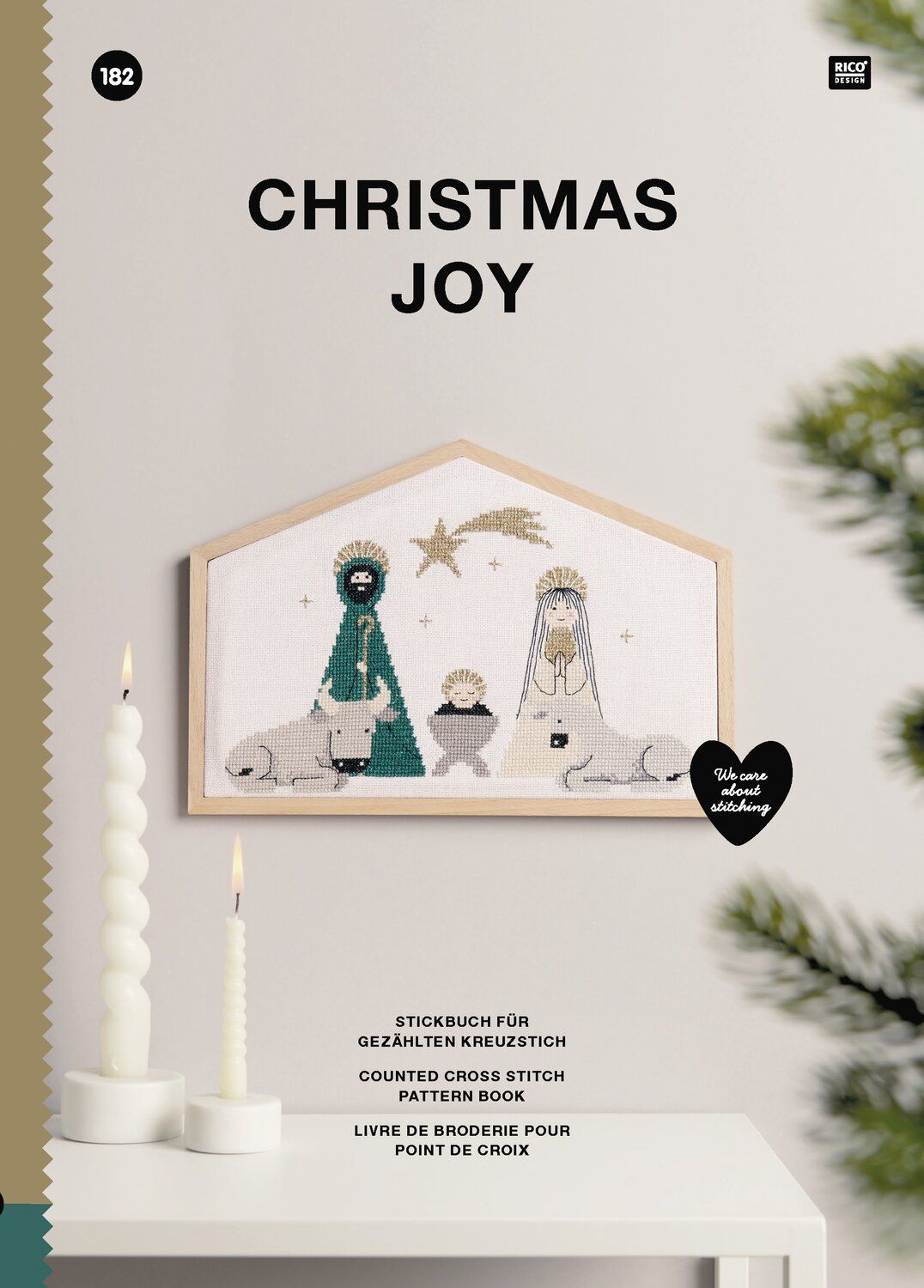 Stickbuch Christmas Joy - Rico Design - Stickbuch für gezählten Kreuzstich