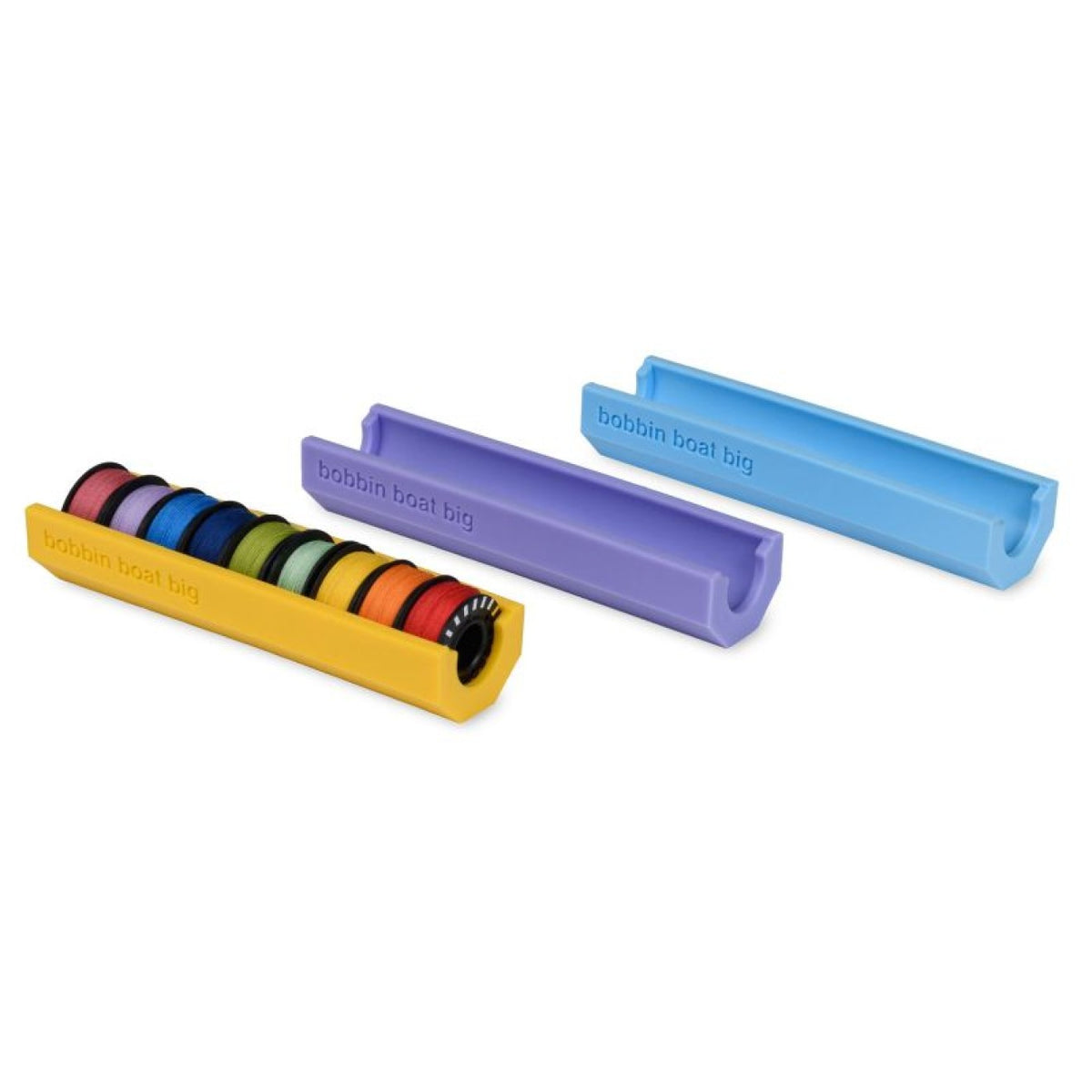 Prym 3er Pack Bobbin Boat BIG passend für Jumbo-Spulen z.B. von BERNINA