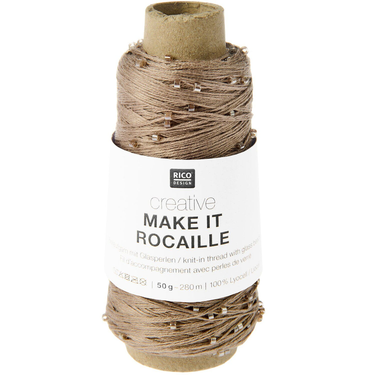 Rico Design Creative Make It Rocaille – 50 g / 280 m - versch. Farben - Beilaufgarn
